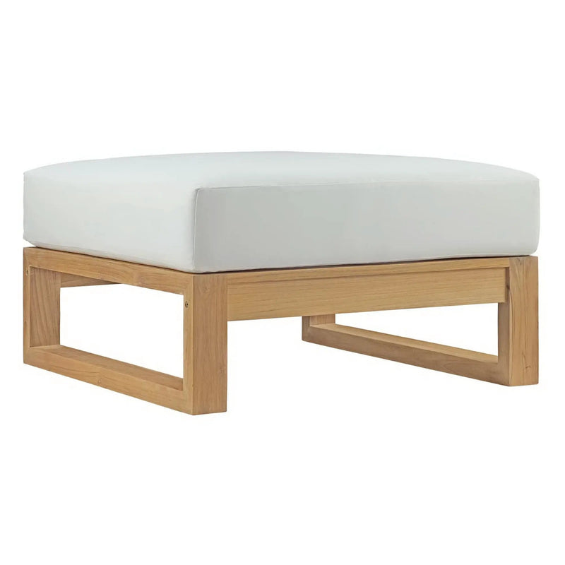 Upland Outdoor Patio Teak Ottoman by Modway by HouseOfZazla