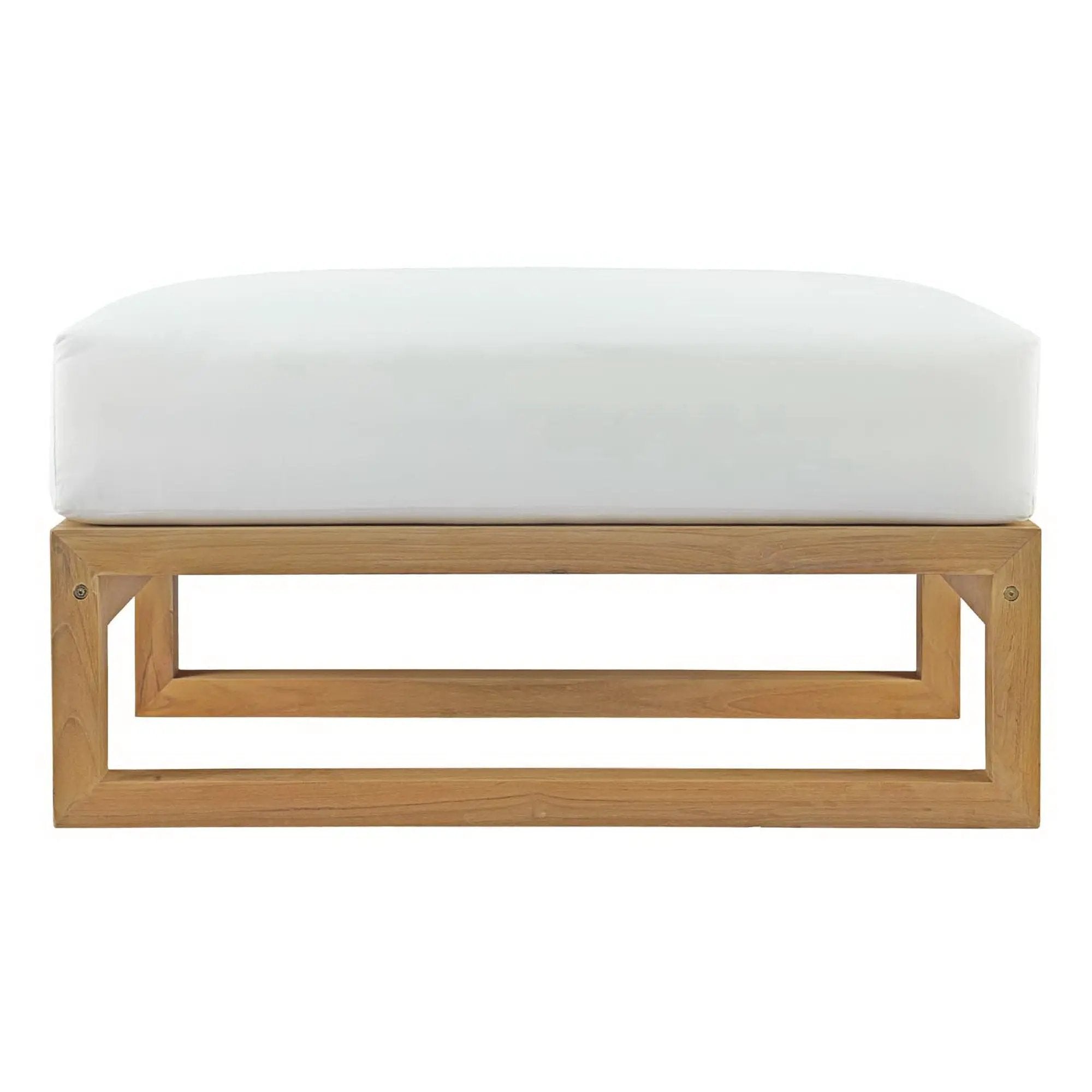 Upland Outdoor Patio Teak Ottoman by Modway by HouseOfZazla