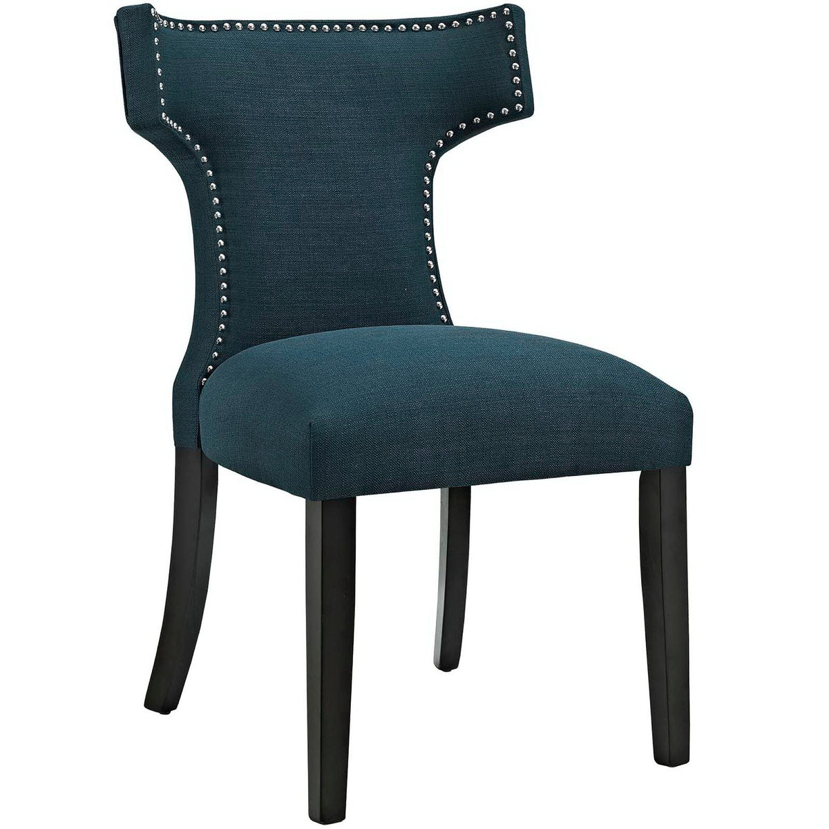 Curve Fabric Dining Side Chair Set of 2 by Modway, photo 2 of 15