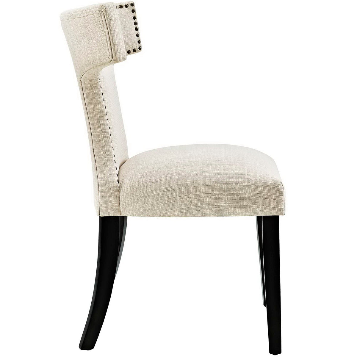 Curve Fabric Dining Side Chair Set of 2 by Modway, photo 8 of 15