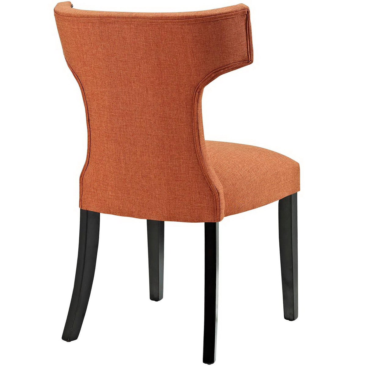 Curve Fabric Dining Side Chair Set of 2 by Modway, photo 14 of 15