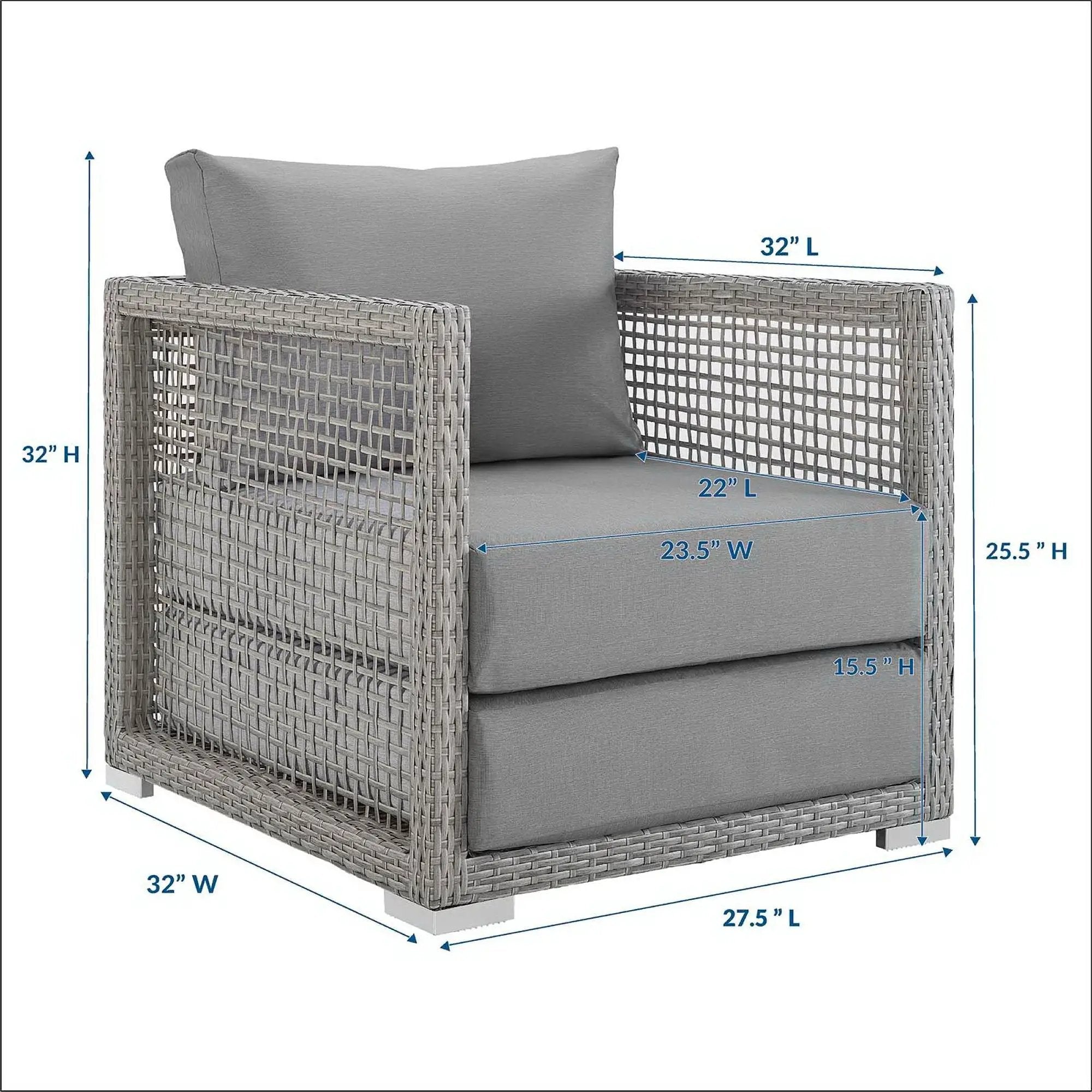 Aura Rattan Outdoor Patio Armchair by Modway by HouseOfZazla