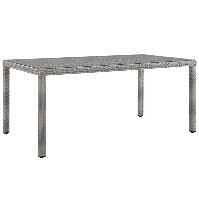 Aura 68" Outdoor Patio Wicker Rattan Dining Table by Modway by HouseOfZazla