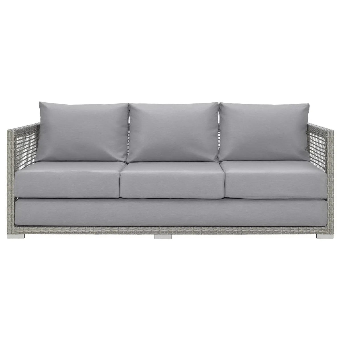 Aura Outdoor Patio Wicker Rattan Sofa by HouseOfZazla