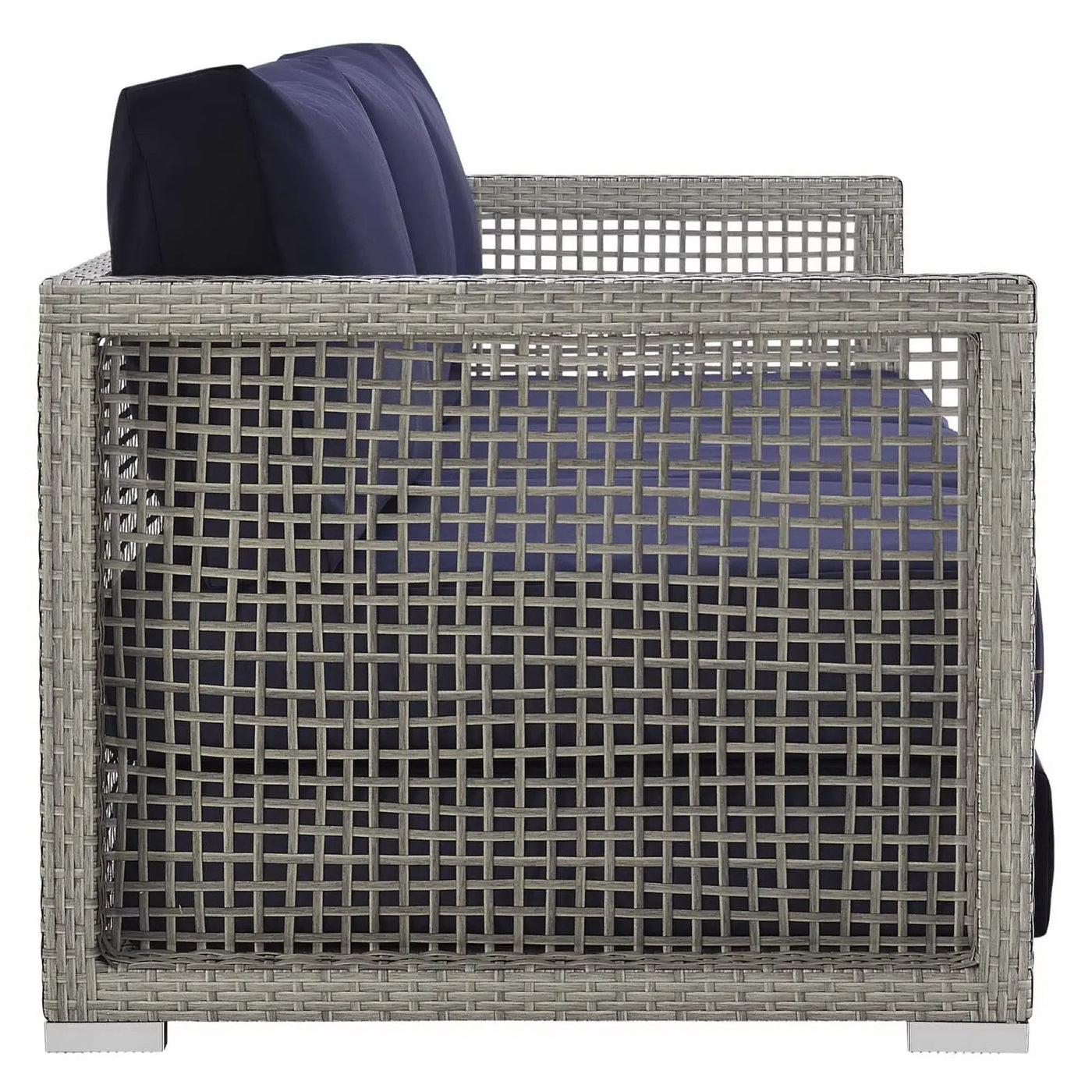 Aura Outdoor Patio Wicker Rattan Sofa by HouseOfZazla