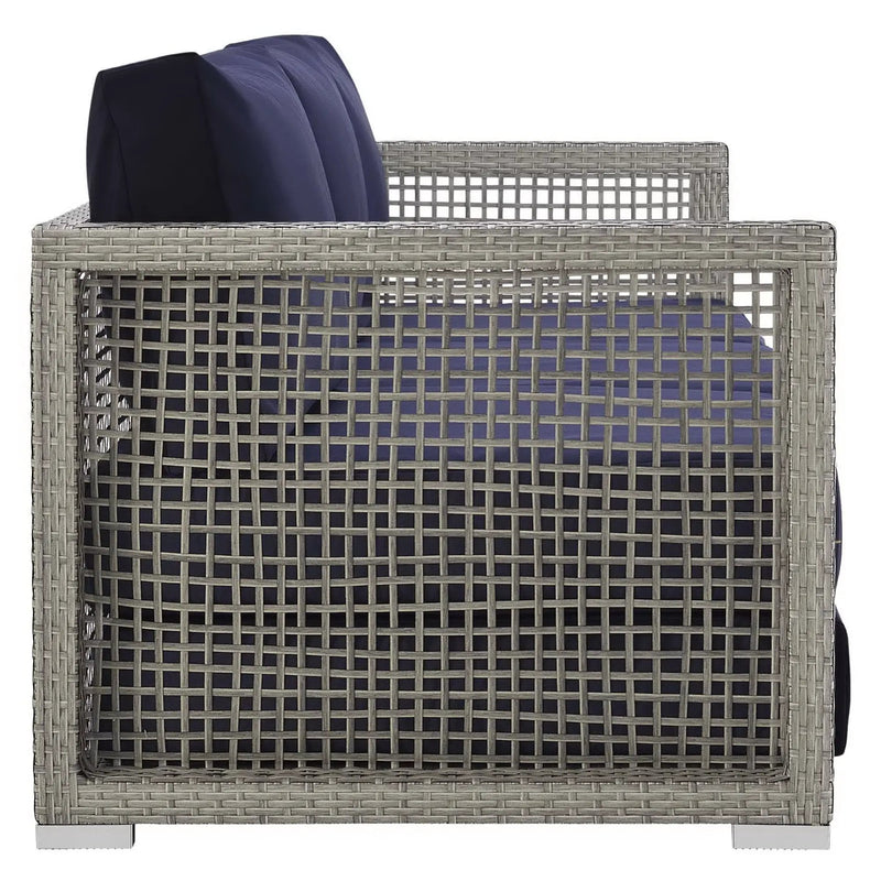 Aura Outdoor Patio Wicker Rattan Sofa by HouseOfZazla