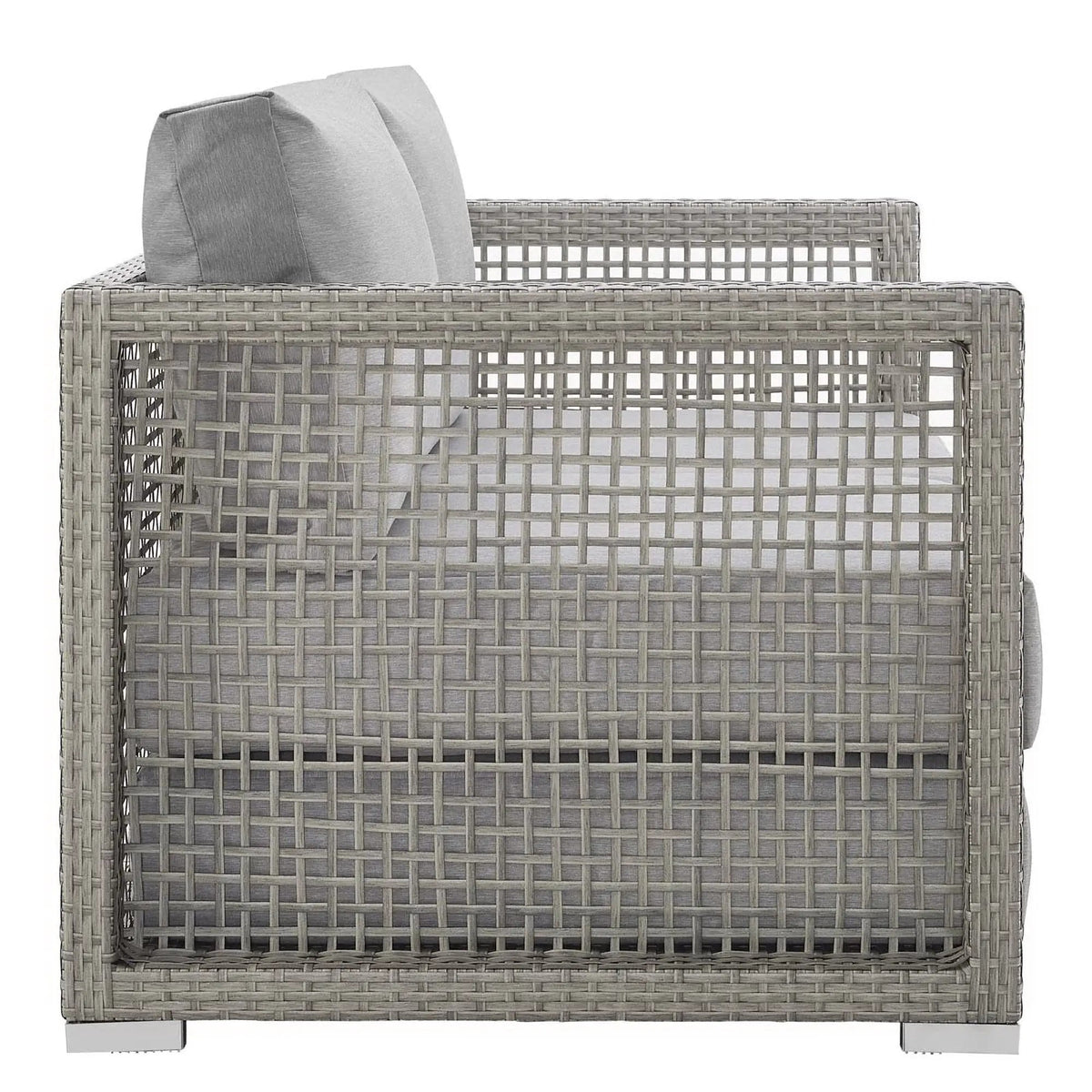 Aura Outdoor Patio Wicker Rattan Loveseat by Modway by HouseOfZazla