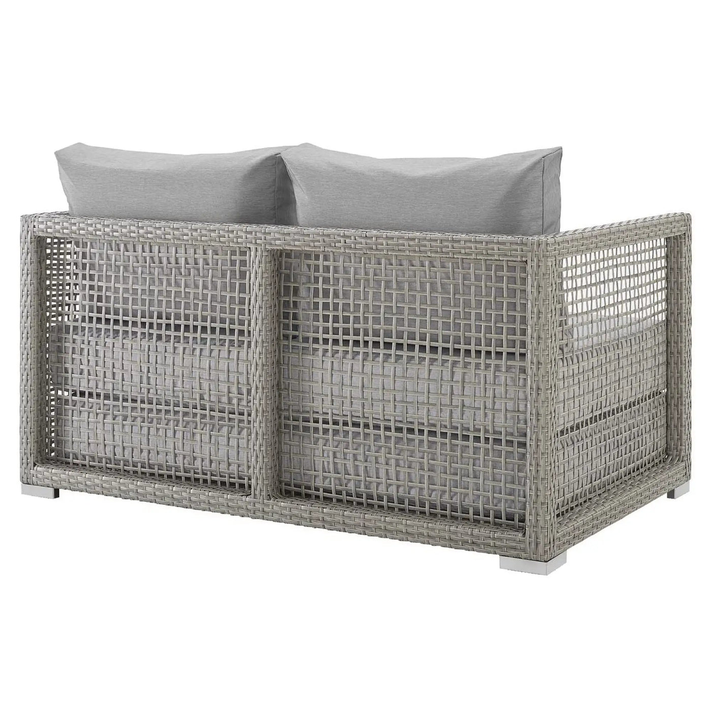 Aura Outdoor Patio Wicker Rattan Loveseat by Modway by HouseOfZazla