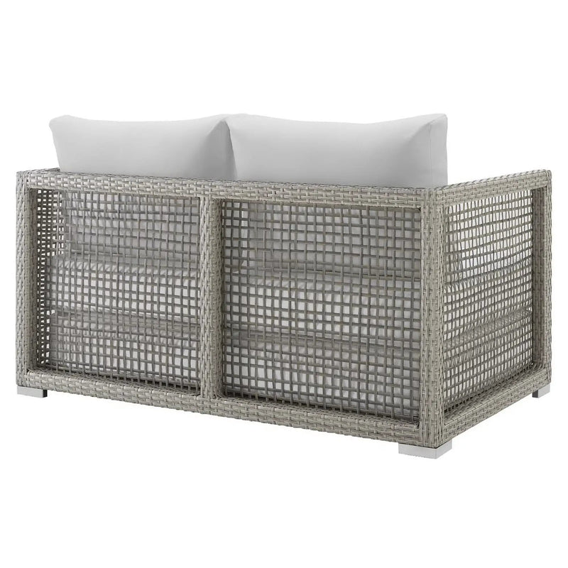 Aura Outdoor Patio Wicker Rattan Loveseat by Modway by HouseOfZazla