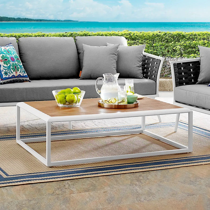 Stance Outdoor Patio Aluminum Coffee Table by Modway by HouseOfZazla
