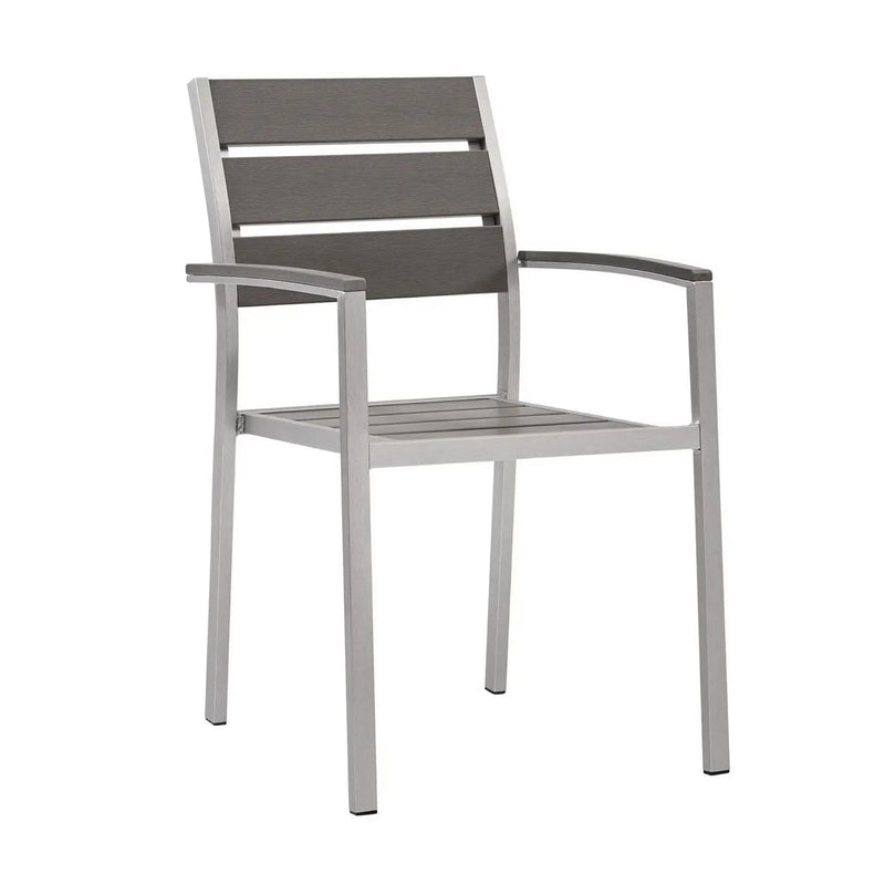 Shore Outdoor Patio Aluminum Dining Armchair by Modway by HouseOfZazla