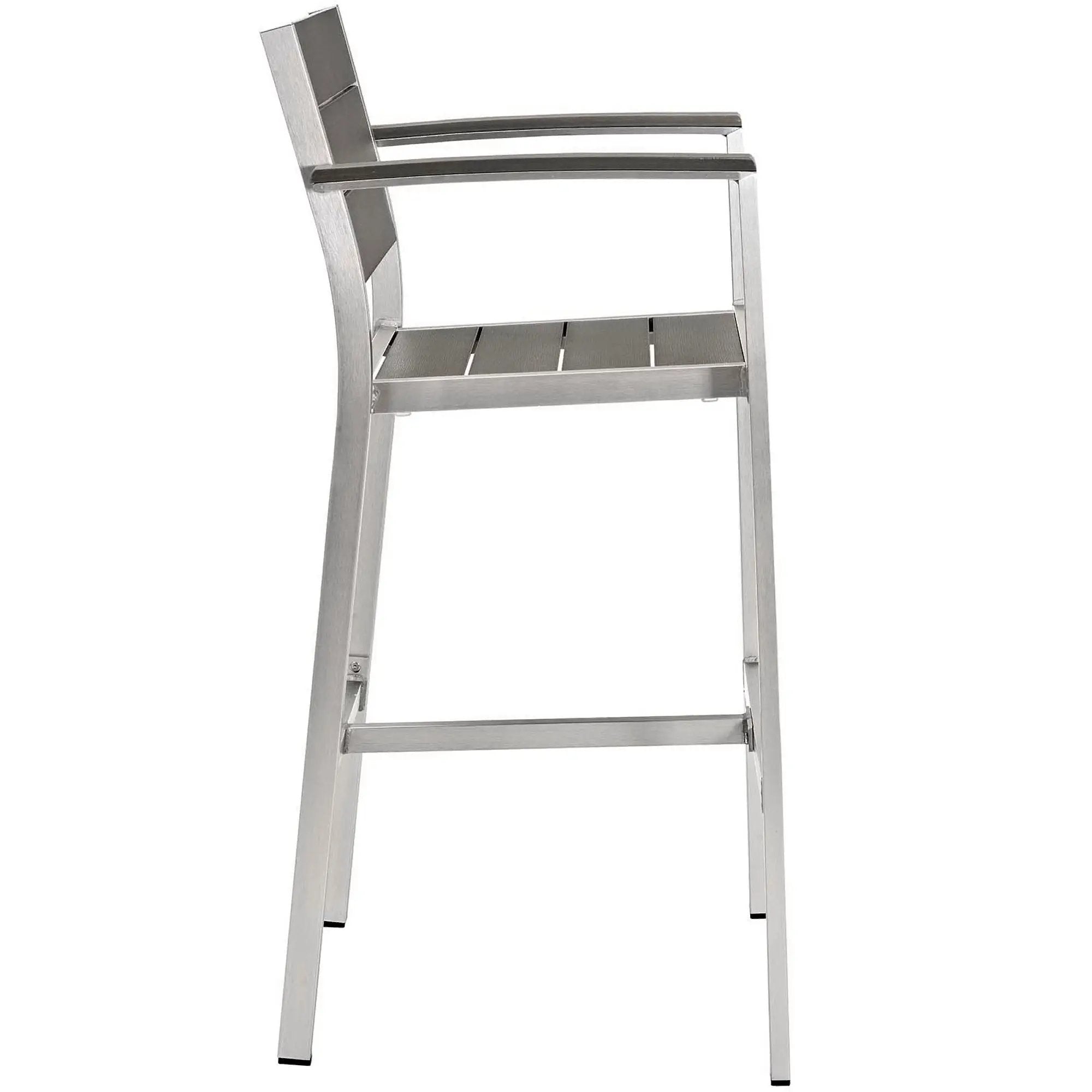 Shore 3 Piece Outdoor Patio Aluminum Pub Set by Modway by HouseOfZazla