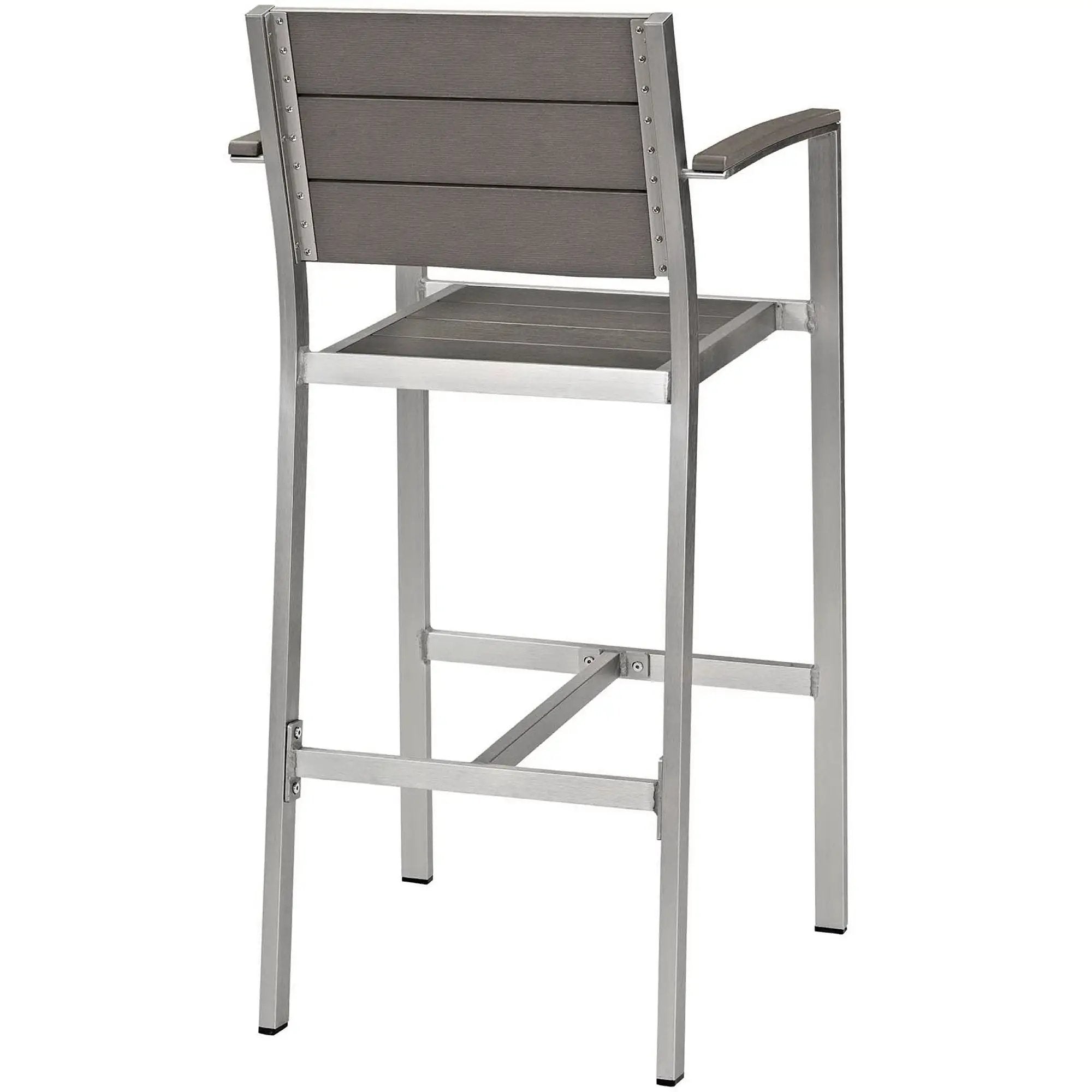 Shore 3 Piece Outdoor Patio Aluminum Pub Set by Modway by HouseOfZazla