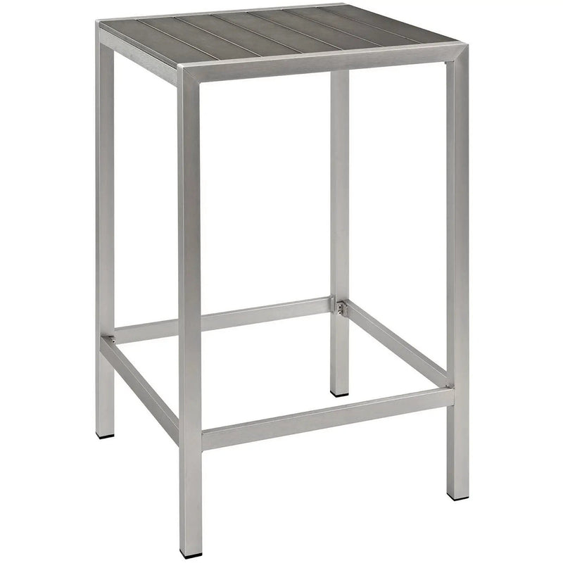 Shore 3 Piece Outdoor Patio Aluminum Pub Set by Modway by HouseOfZazla