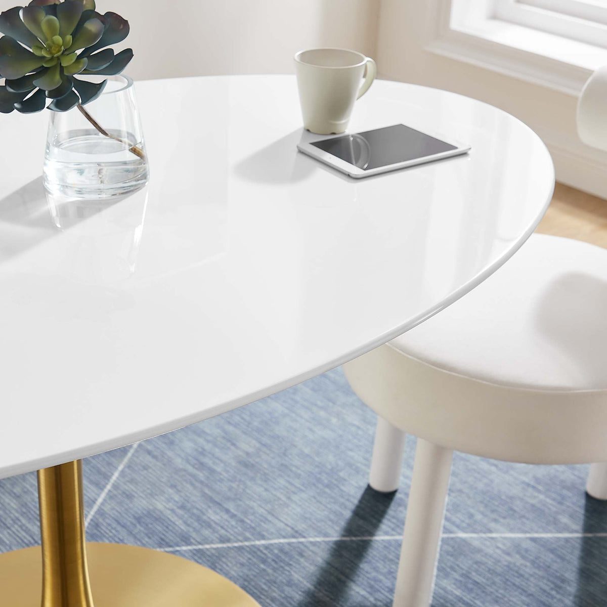 Lippa 60" Oval Wood Dining Table by Modway - EEI-3254, photo 7 of 7