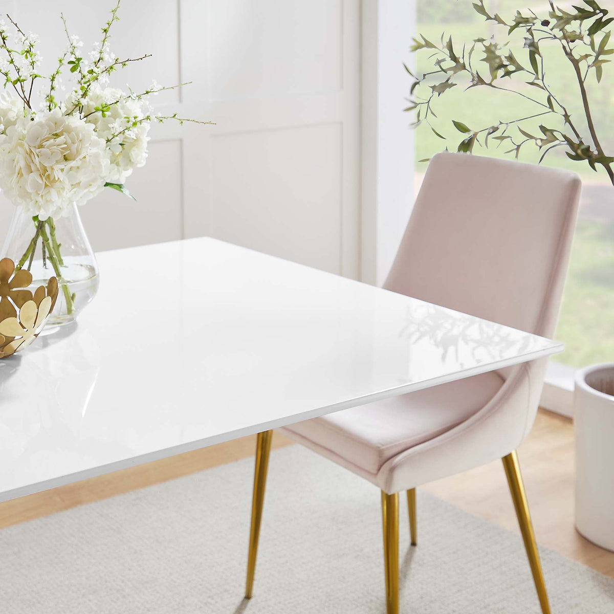 Lippa 60" Rectangular Wood Dining Table by Modway, photo 7 of 7