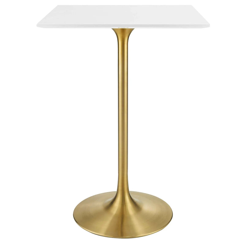 Lippa 28" Square Wood Bar Table by Modway by HouseOfZazla