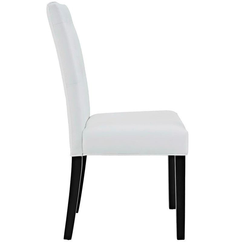 Confer Vinyl Dining Side Chair Set of 2 by Modway, photo 3 of 5