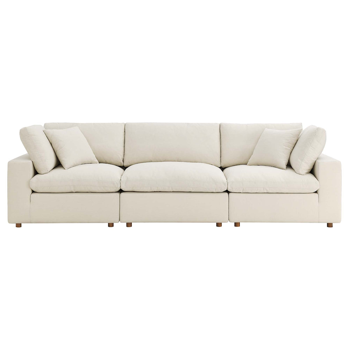 Commix 3 Piece Down Filled Overstuffed Sectional Sofa Set by Modway, photo 13 of 16
