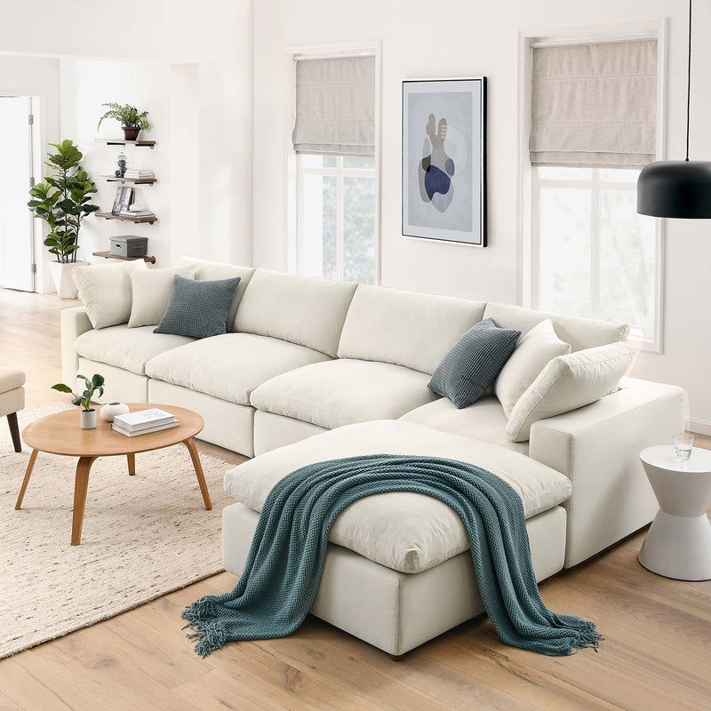 Commix 5 Piece Down Filled Overstuffed Sectional Sofa Set by Modway, photo 17 of 18