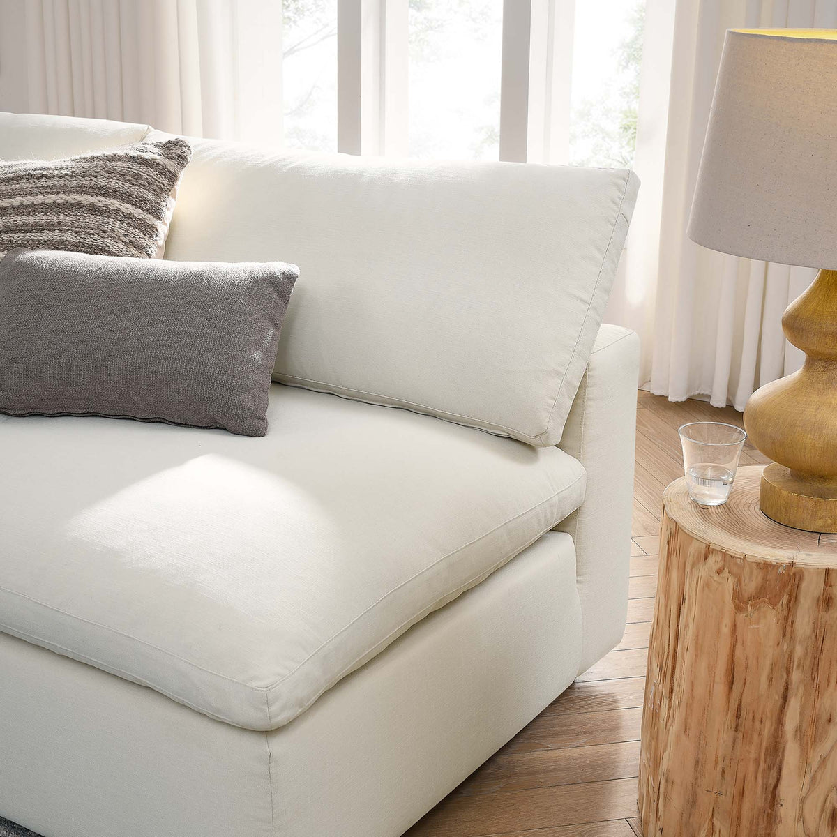Commix 5-Piece Down Filled Overstuffed Armless Sectional Sofa by Modway, photo 15 of 15