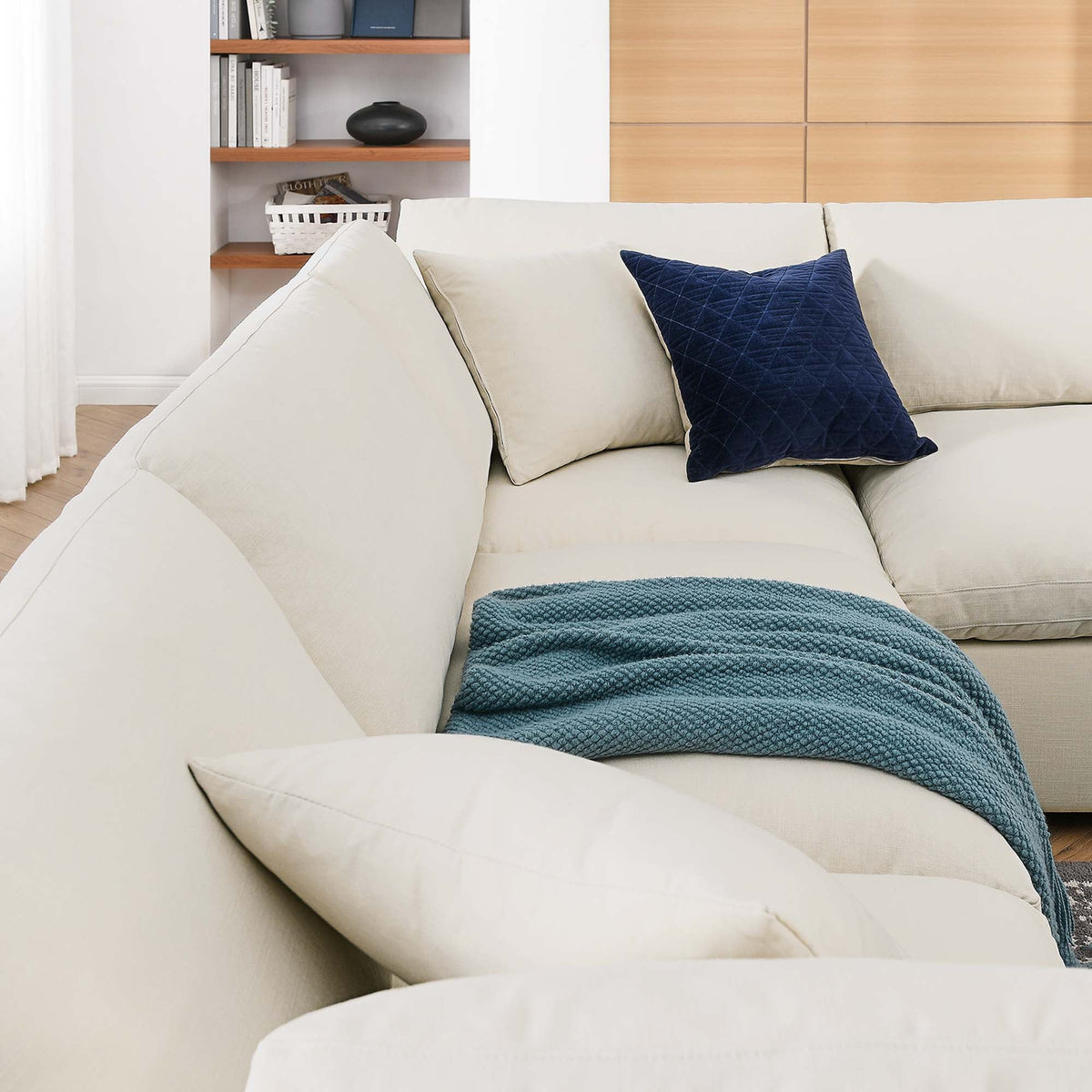 Commix 6 Piece Down Filled Overstuffed Sectional Sofa Set by Modway, photo 4 of 5