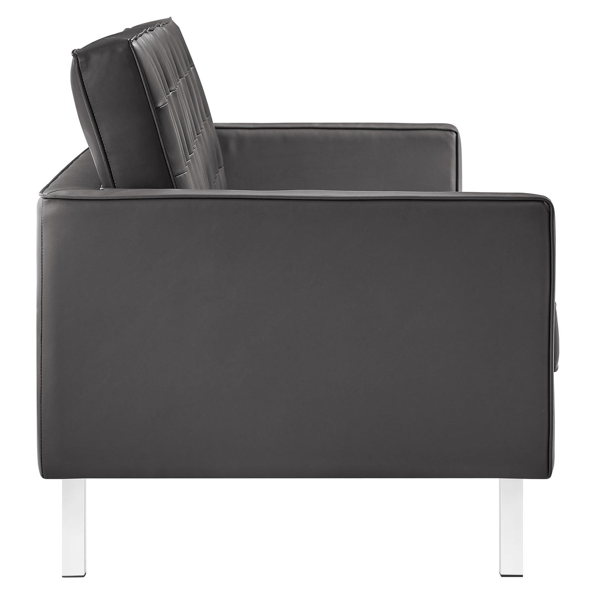 Loft Tufted Vegan Leather Sofa and Ottoman Set by Modway, photo 15 of 39