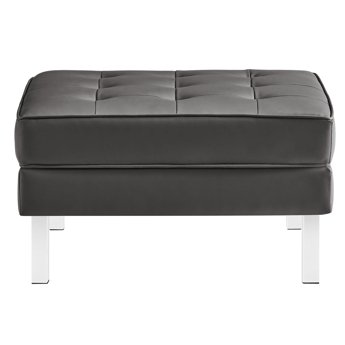 Loft Tufted Vegan Leather Sofa and Ottoman Set by Modway, photo 17 of 39