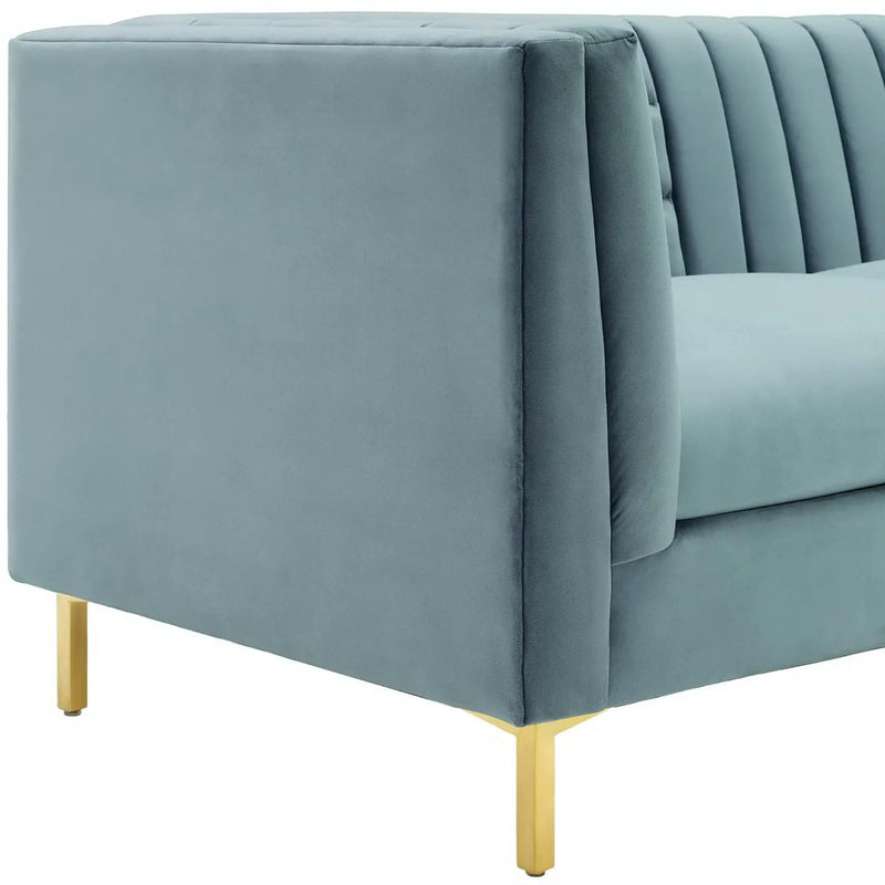 Ingenuity Channel Tufted Performance Velvet Sofa by Modway by HouseOfZazla