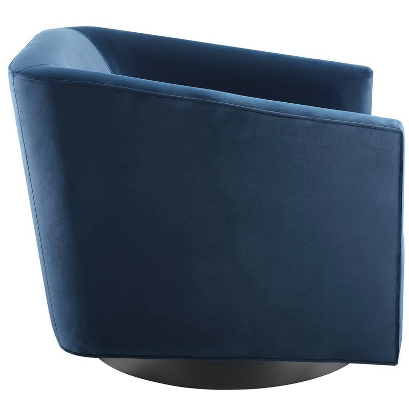 Twist Accent Lounge Performance Velvet Swivel Chair by Modway, photo 2 of 7