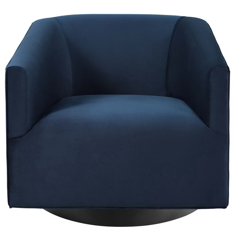 Twist Accent Lounge Performance Velvet Swivel Chair by Modway, photo 4 of 7