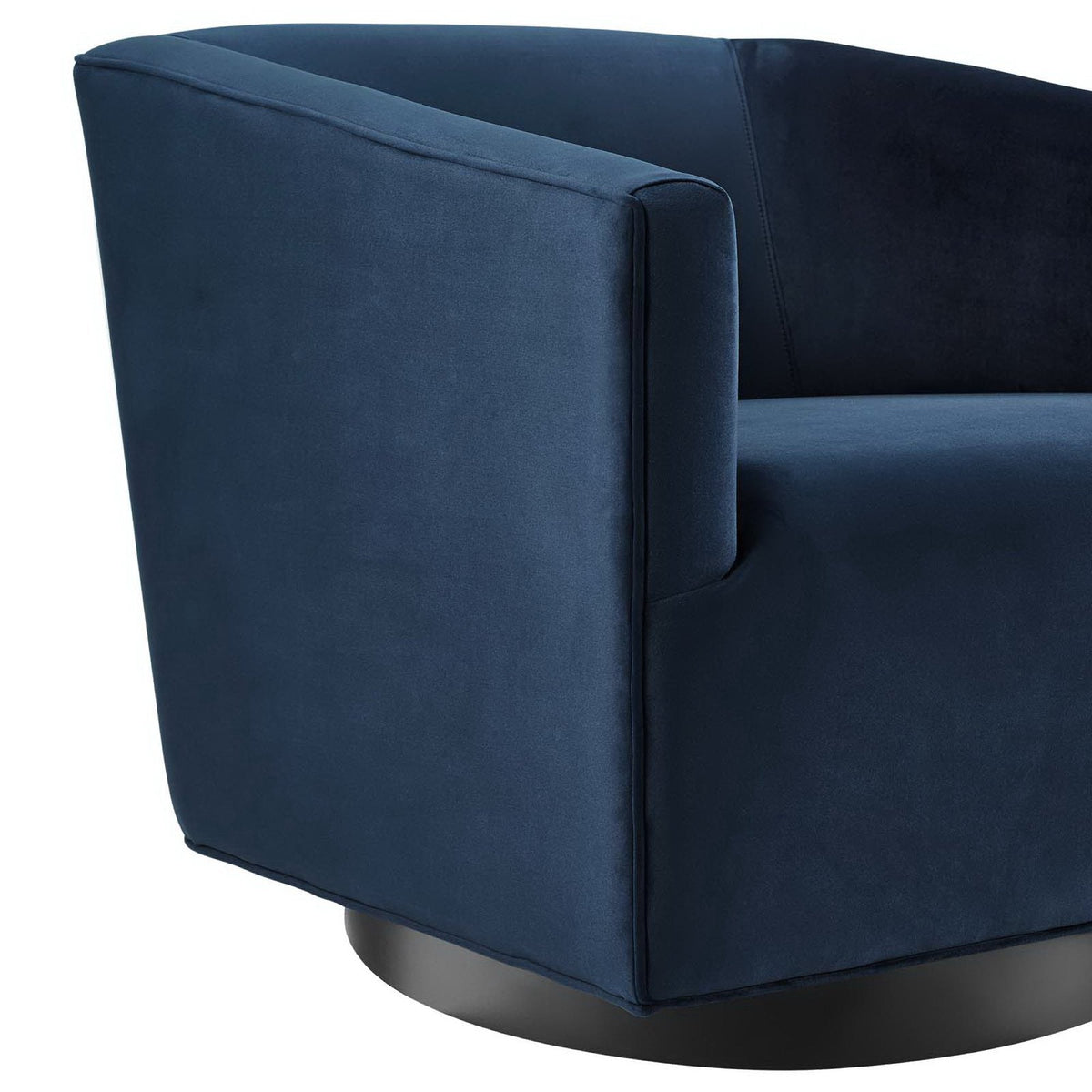 Twist Accent Lounge Performance Velvet Swivel Chair by Modway, photo 5 of 7