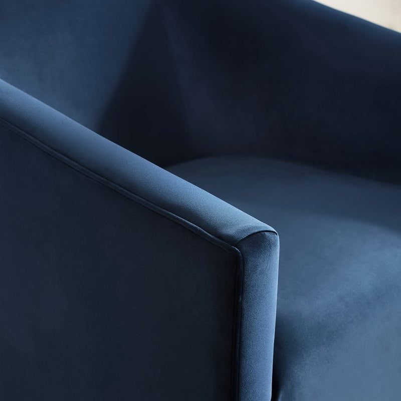 Twist Accent Lounge Performance Velvet Swivel Chair by Modway, photo 6 of 7