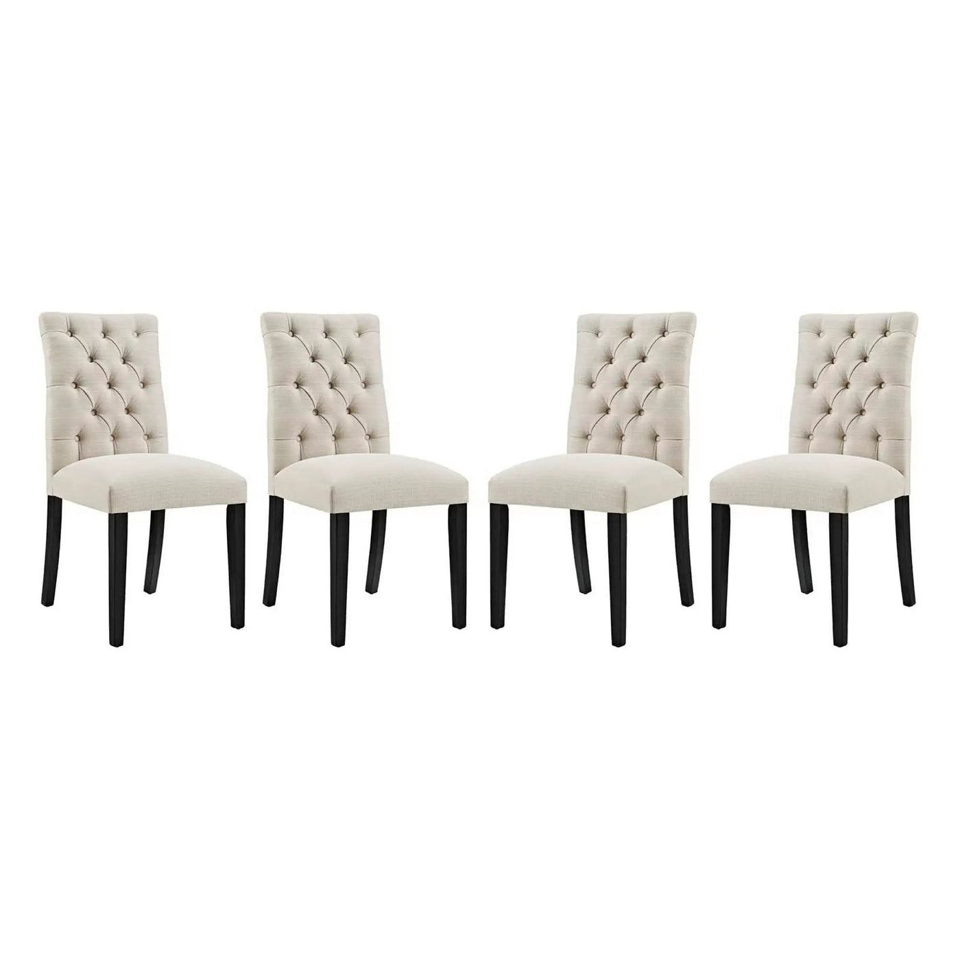 Duchess Fabric Dining Chair Set of 4 by Modway by HouseOfZazla