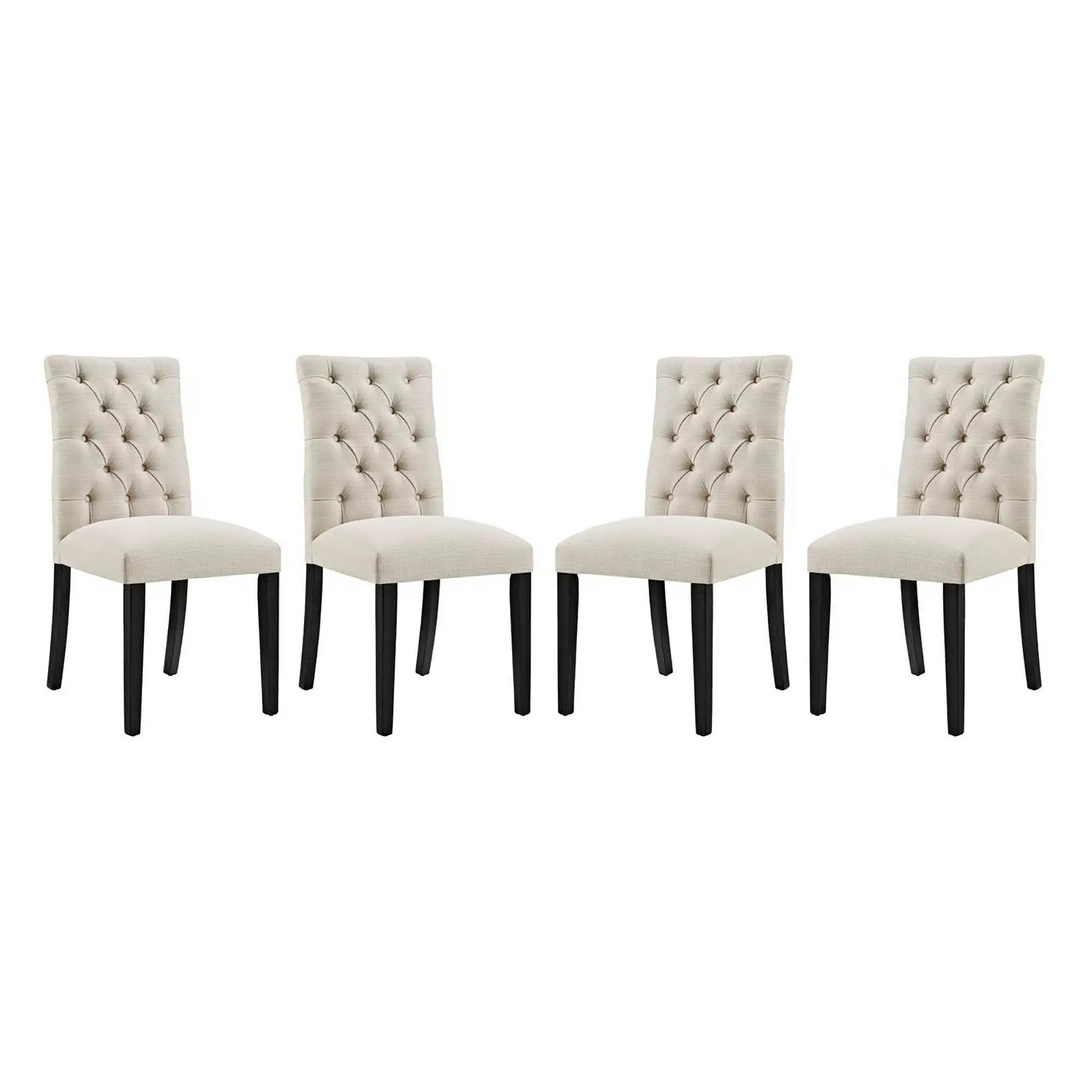 Duchess Fabric Dining Chair Set of 4 by Modway by HouseOfZazla