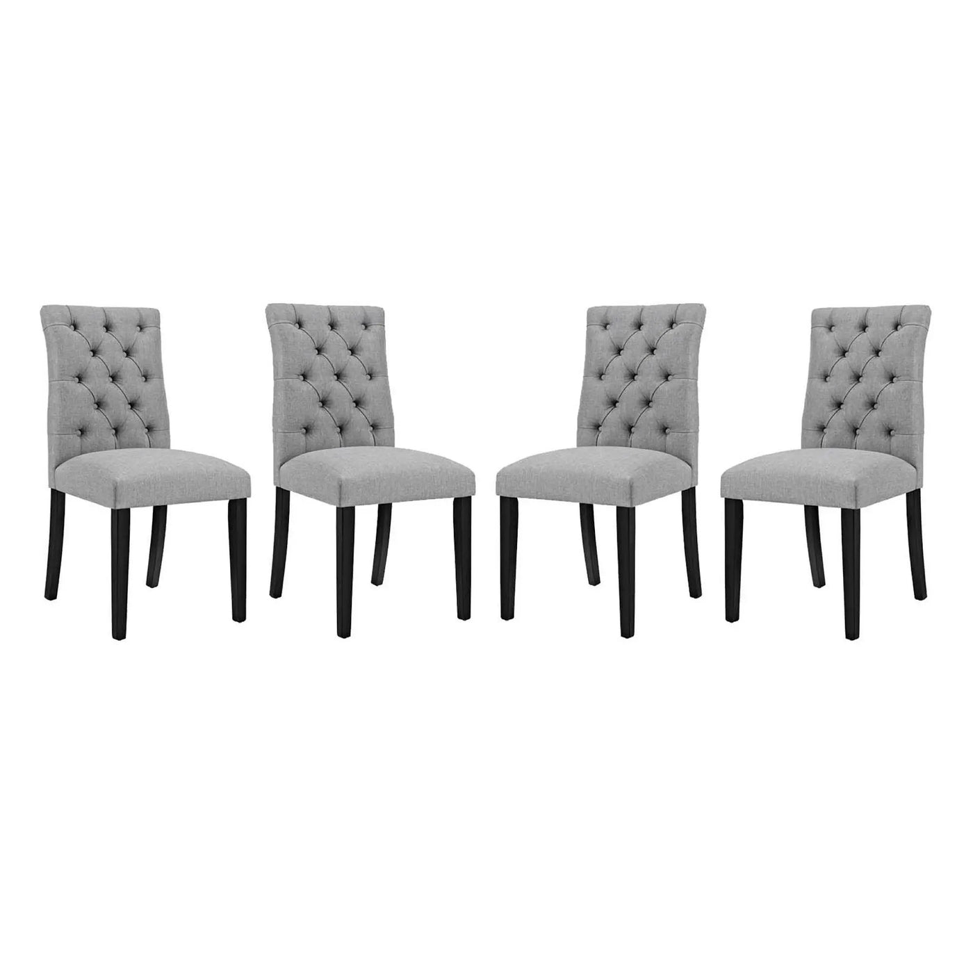 Duchess Fabric Dining Chair Set of 4 by Modway by HouseOfZazla