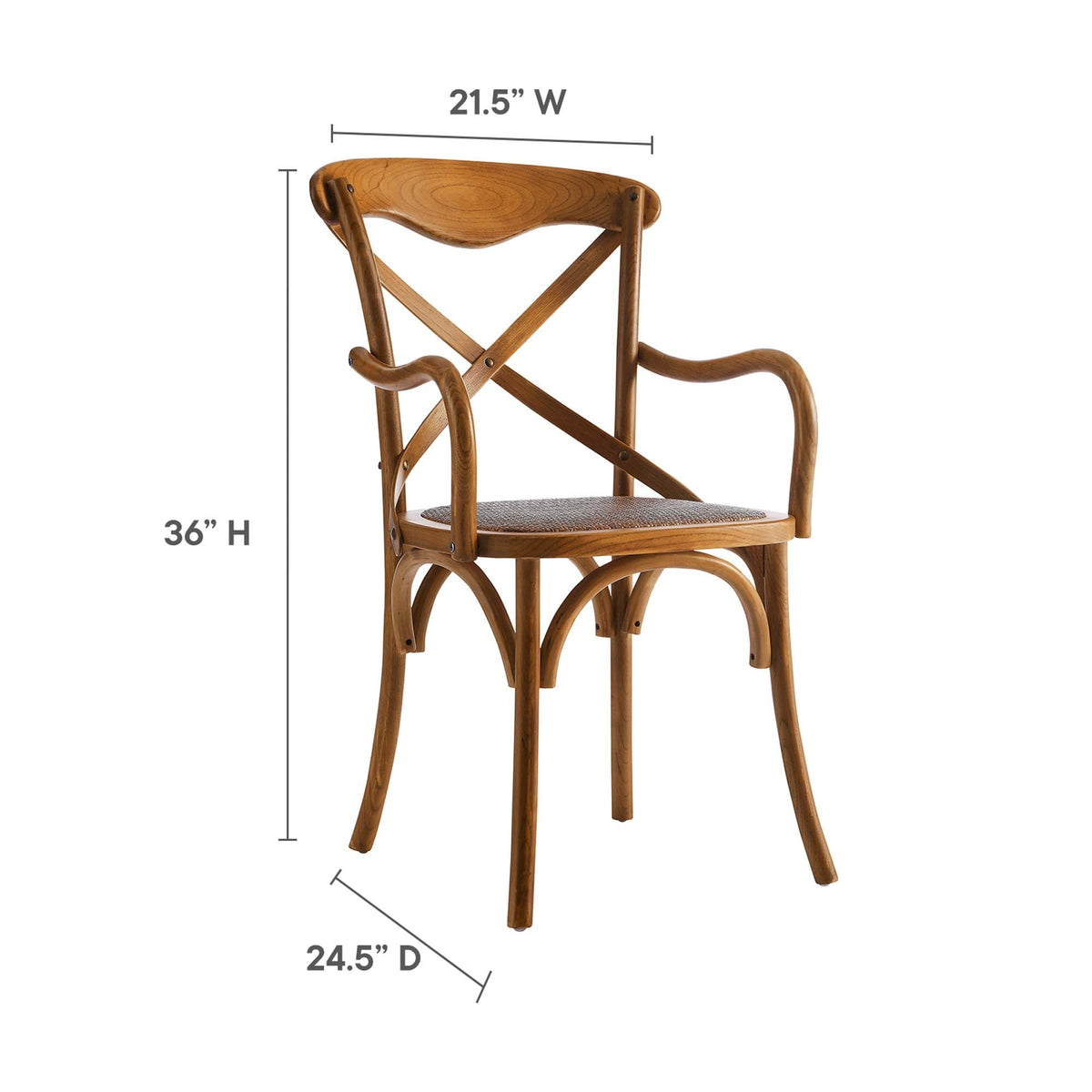 Gear Dining Armchair Set of 4 by Modway, photo 2 of 10