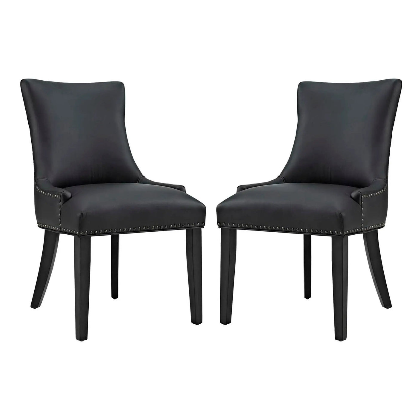 Marquis Faux Leather Dining Chair Set of 2 by Modway by HouseOfZazla