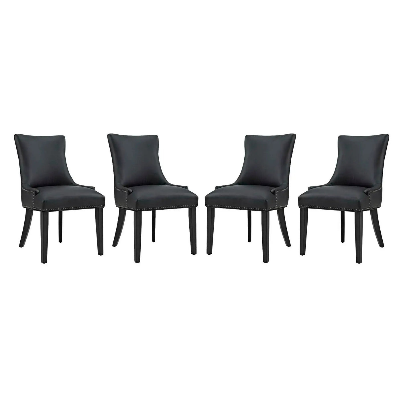Marquis Faux Leather Dining Chair Set of 4 by Modway by HouseOfZazla