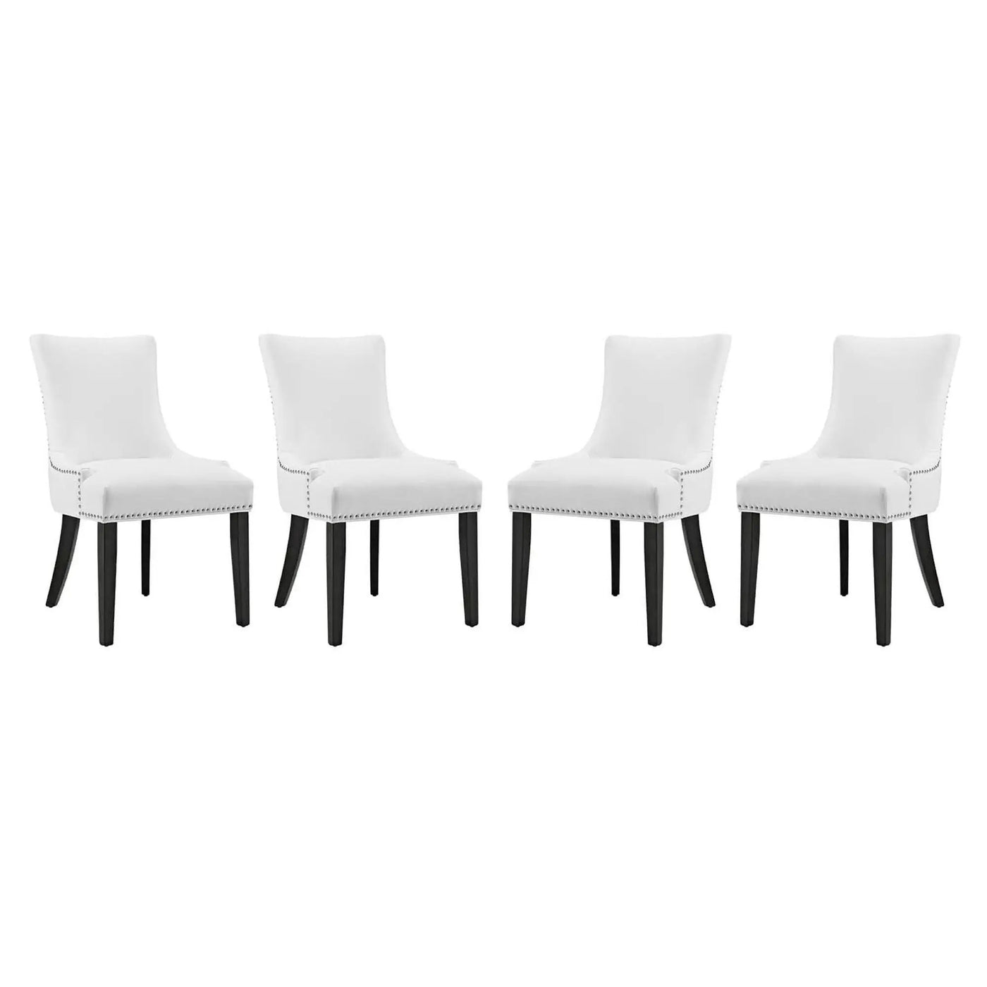 Marquis Faux Leather Dining Chair Set of 4 by Modway by HouseOfZazla