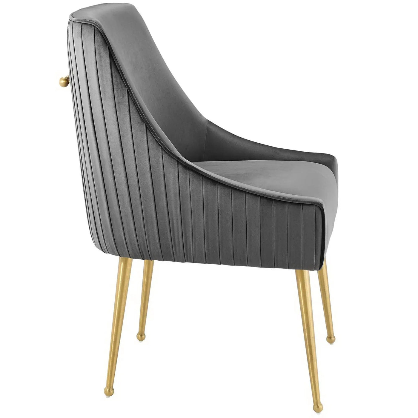 Discern Pleated Back Upholstered Performance Velvet Dining Chair by Modway by HouseOfZazla