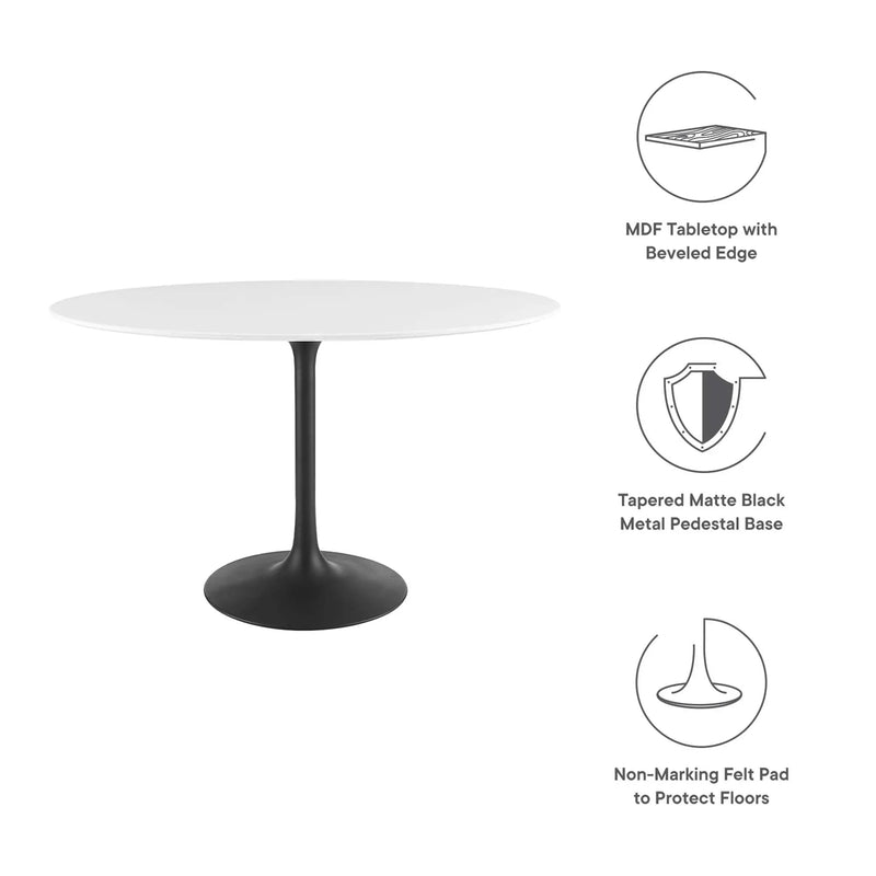 Lippa 48" Oval Wood Dining Table by Modway by HouseOfZazla