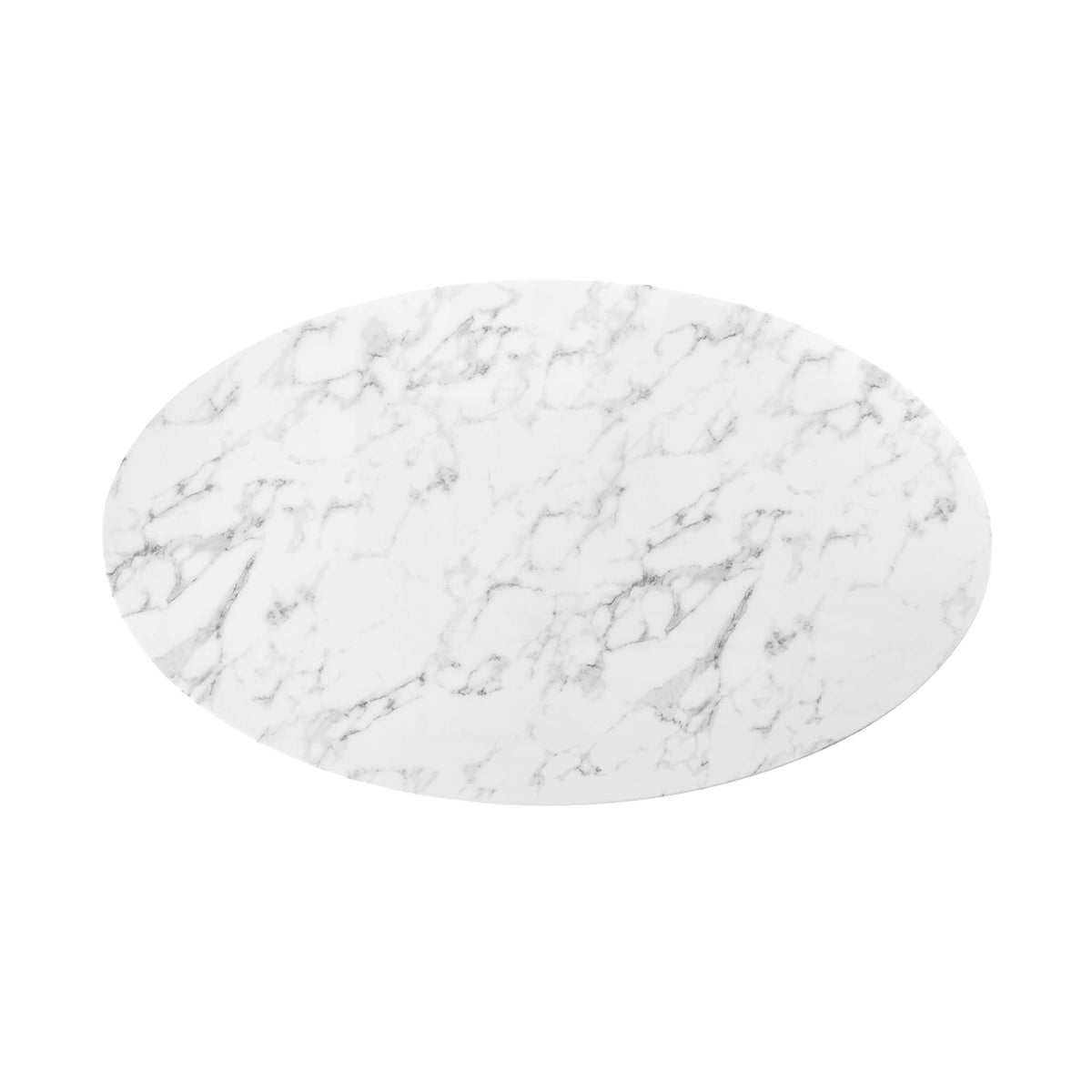 Lippa 60" Oval Faux Marble Dining Table by Modway - EEI-3531, photo 4 of 7