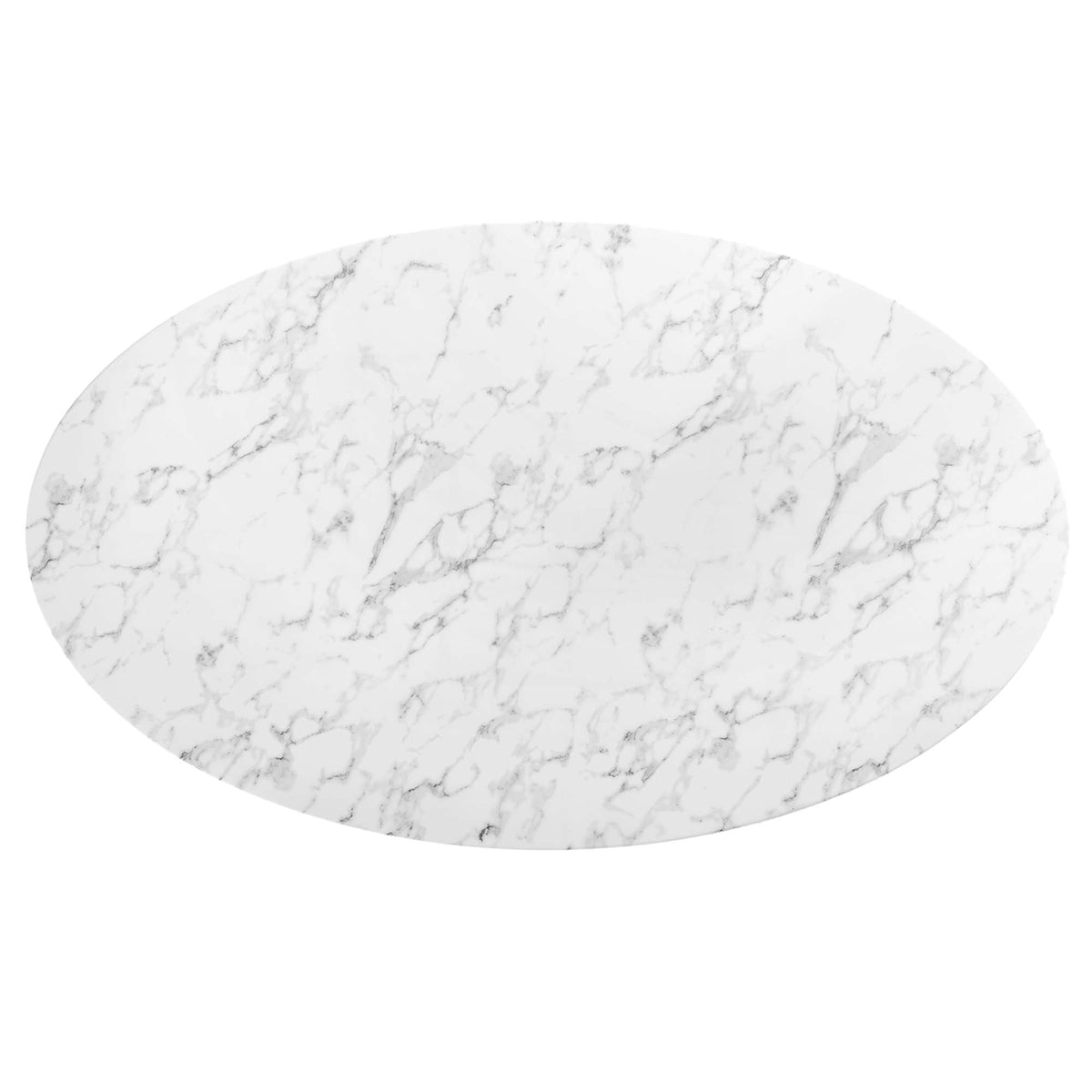 Lippa Oval Faux Marble Dining Table by Modway, photo 4 of 14