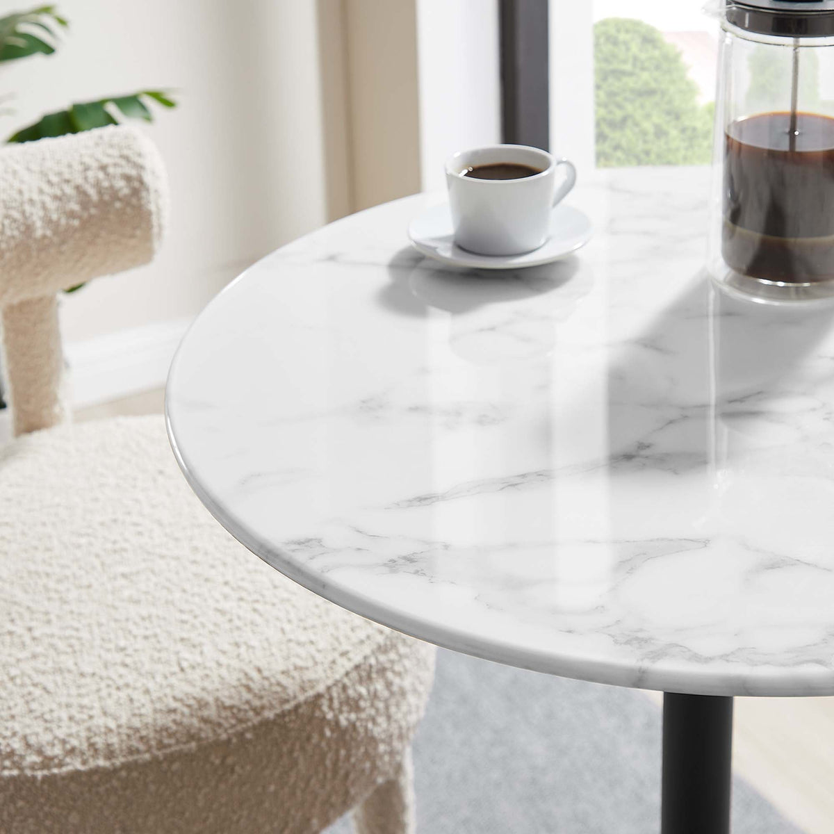 Lippa Round Faux Marble Bar Table by Modway, photo 21 of 40