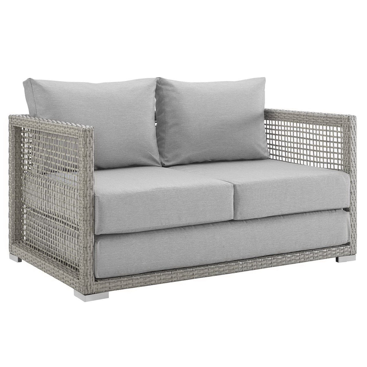 Aura 6 Piece Outdoor Patio Wicker Rattan Set by Modway, photo 4 of 22