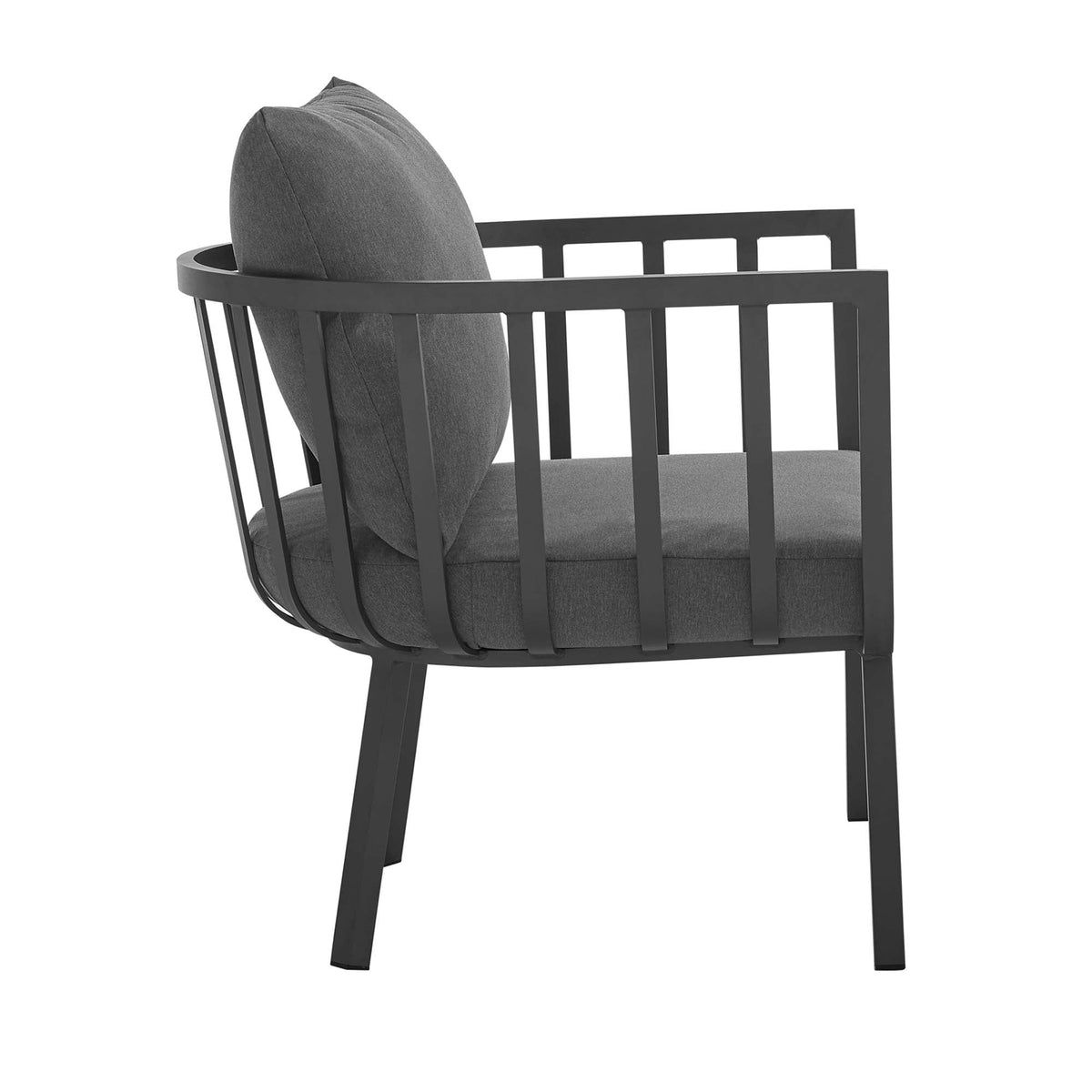 Riverside Outdoor Patio Aluminum Armchair by Modway, photo 2 of 14