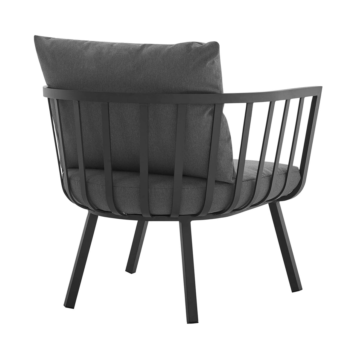 Riverside Outdoor Patio Aluminum Armchair by Modway, photo 3 of 14