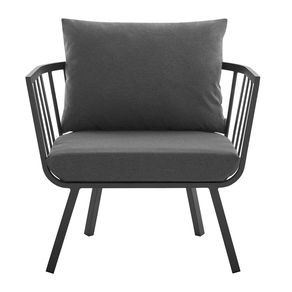 Riverside Outdoor Patio Aluminum Armchair by Modway, photo 4 of 14