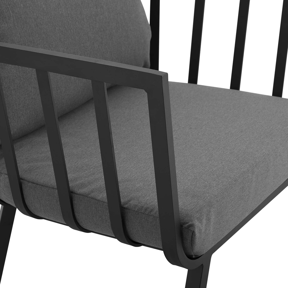 Riverside Outdoor Patio Aluminum Armchair by Modway, photo 5 of 14